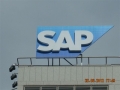 Реклама на крыше. Крышная установка SAP.