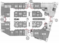 План-схема 1-го этажа ТЦ «Калужский»